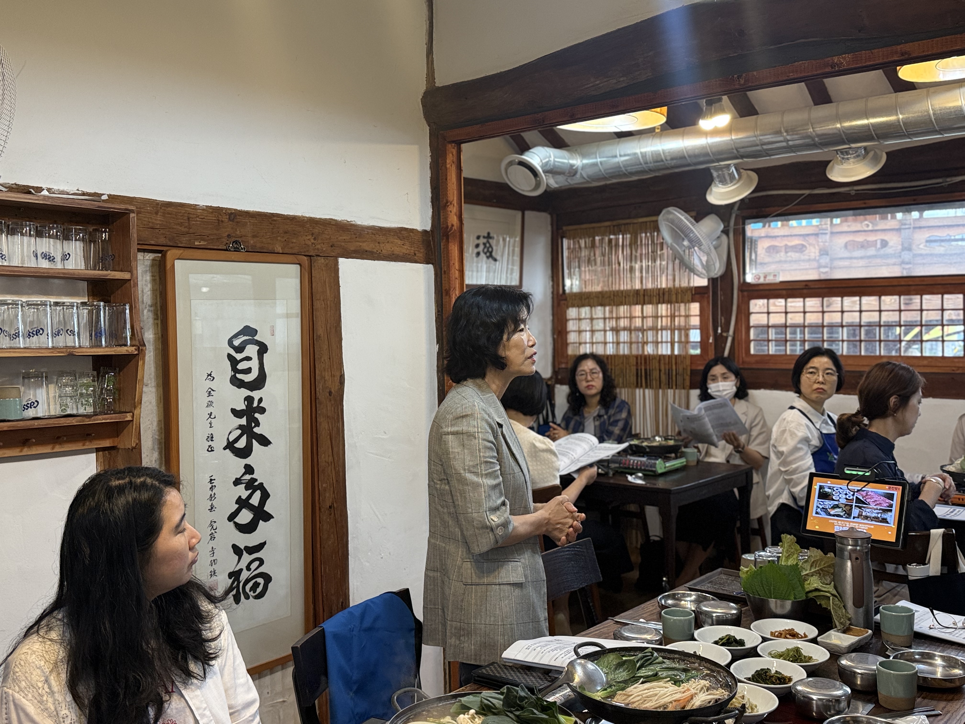 광주YWCA 간담회 오미란 대표이사 인사말씀