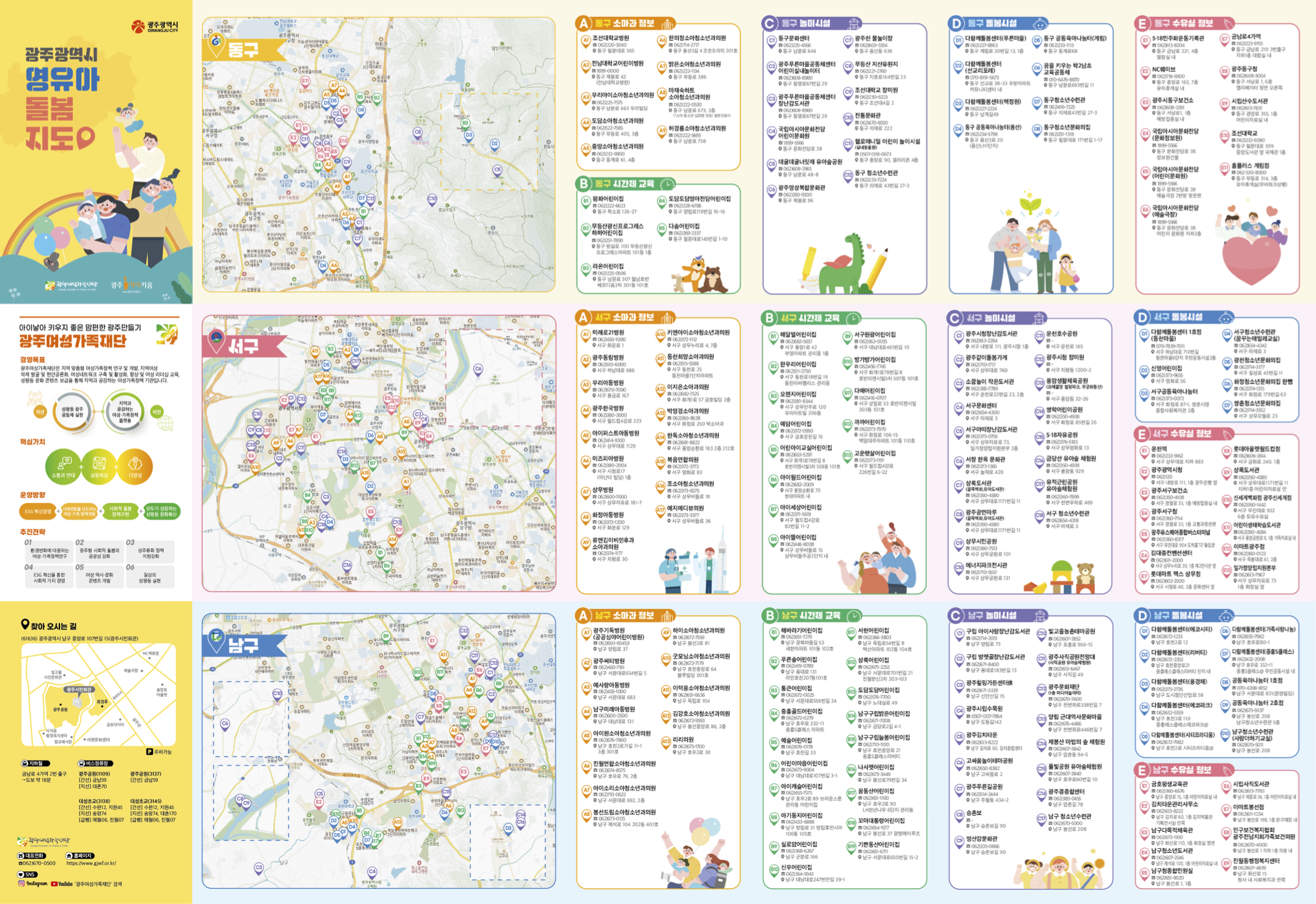광주광역시 영유아 돌봄 놀이지도